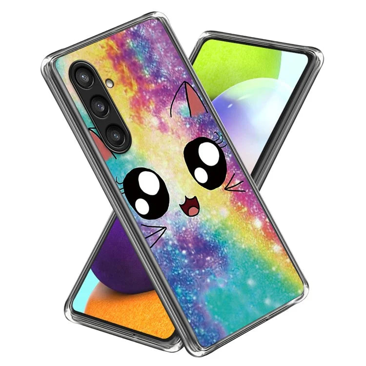 For Samsung Galaxy S24 Case Pattern Flexible TPU Phone Back Cover Shell