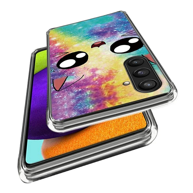 For Samsung Galaxy S24 Case Pattern Flexible TPU Phone Back Cover Shell