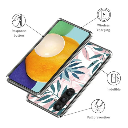 For Samsung Galaxy S24 Case Pattern Flexible TPU Phone Back Cover Shell