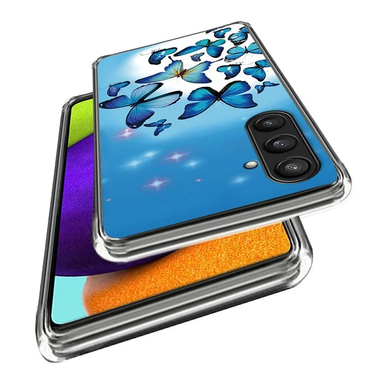 For Samsung Galaxy S24 Case Pattern Flexible TPU Phone Back Cover Shell