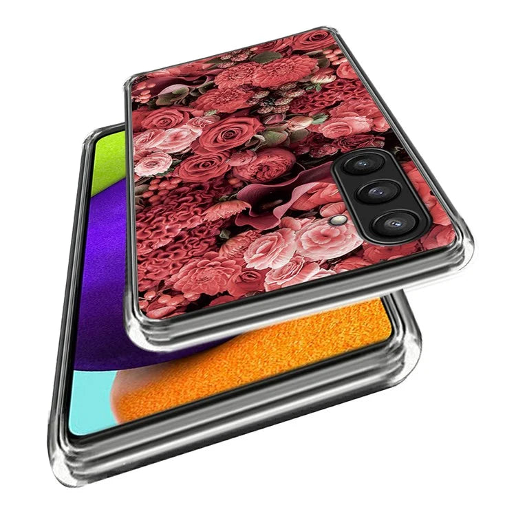 For Samsung Galaxy S24 Case Pattern Flexible TPU Phone Back Cover Shell