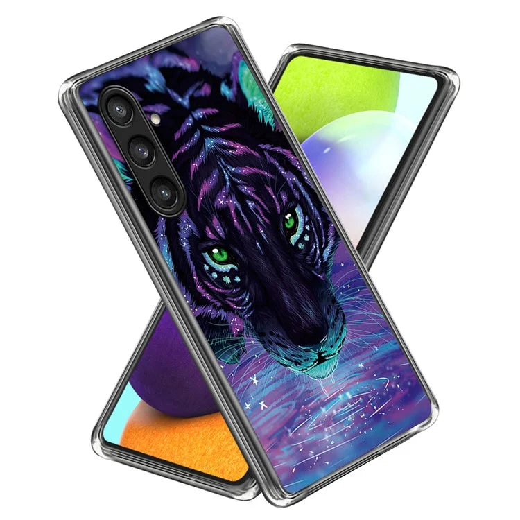 For Samsung Galaxy S24 Case Pattern Flexible TPU Phone Back Cover Shell