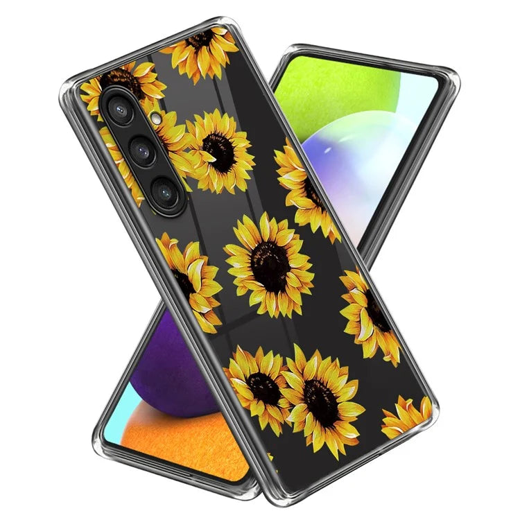 For Samsung Galaxy S24 Case Pattern Flexible TPU Phone Back Cover Shell