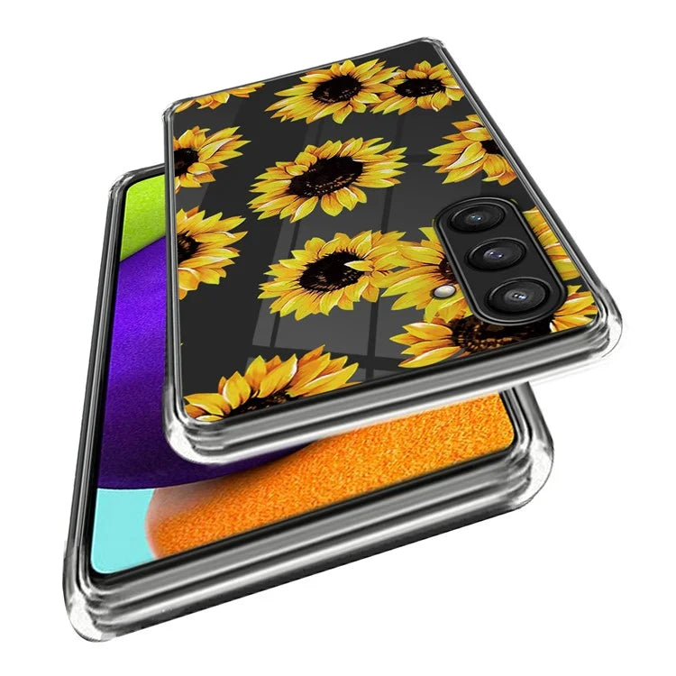 For Samsung Galaxy S24 Case Pattern Flexible TPU Phone Back Cover Shell