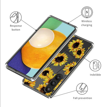 For Samsung Galaxy S24 Case Pattern Flexible TPU Phone Back Cover Shell