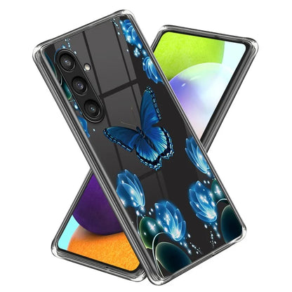 For Samsung Galaxy S24 Case Pattern Flexible TPU Phone Back Cover Shell