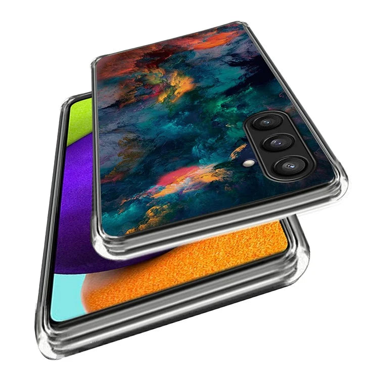 For Samsung Galaxy S24 Case Pattern Flexible TPU Phone Back Cover Shell