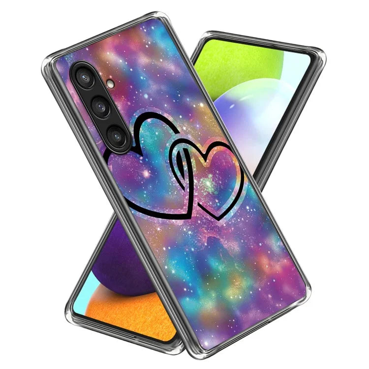 For Samsung Galaxy S24 Case Pattern Flexible TPU Phone Back Cover Shell