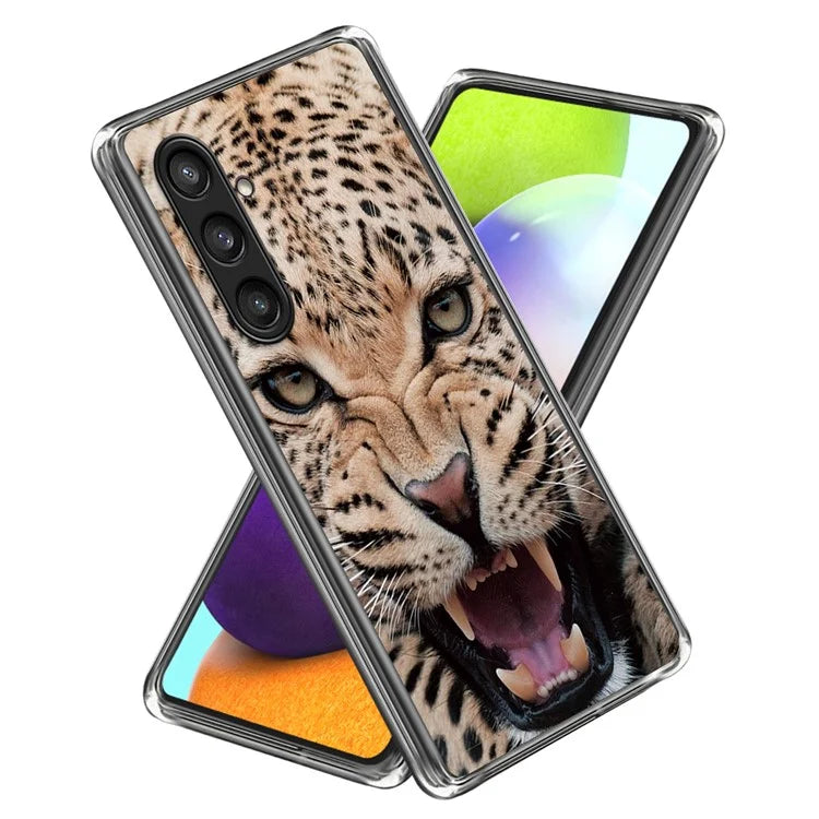 For Samsung Galaxy S24 Case Pattern Flexible TPU Phone Back Cover Shell