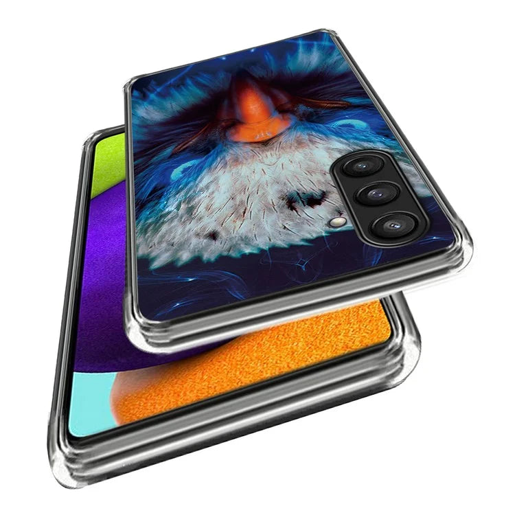 For Samsung Galaxy S24 Case Pattern Flexible TPU Phone Back Cover Shell
