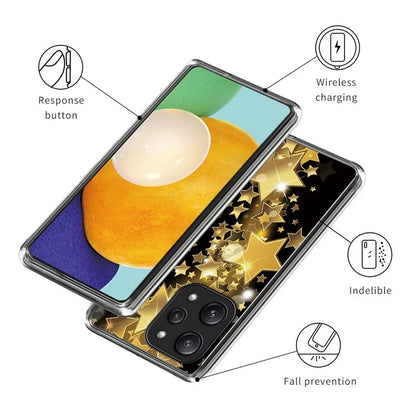 For Xiaomi Redmi 12 5G (Global) TPU Back Case Pattern Shockproof Phone Cover