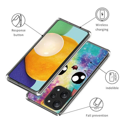 For Xiaomi Redmi 12 5G (Global) TPU Back Case Pattern Shockproof Phone Cover