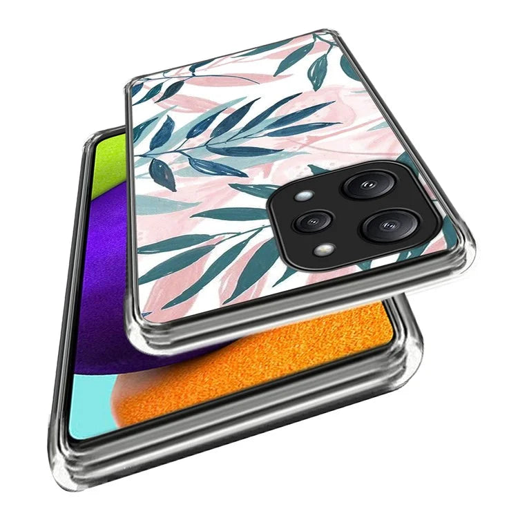 For Xiaomi Redmi 12 5G (Global) TPU Back Case Pattern Shockproof Phone Cover