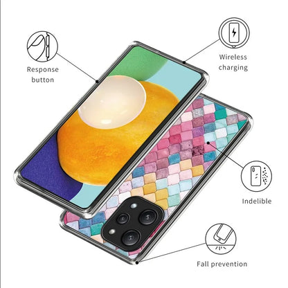 For Xiaomi Redmi 12 5G (Global) TPU Back Case Pattern Shockproof Phone Cover