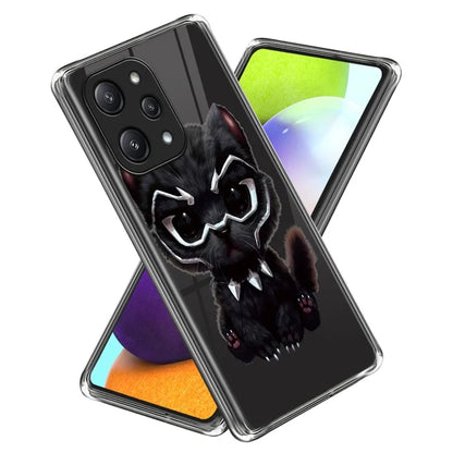 For Xiaomi Redmi 12 5G (Global) TPU Back Case Pattern Shockproof Phone Cover