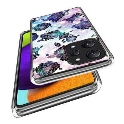 For Xiaomi Redmi 12 5G (Global) TPU Back Case Pattern Shockproof Phone Cover