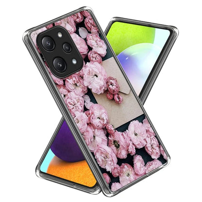 For Xiaomi Redmi 12 5G (Global) TPU Back Case Pattern Shockproof Phone Cover
