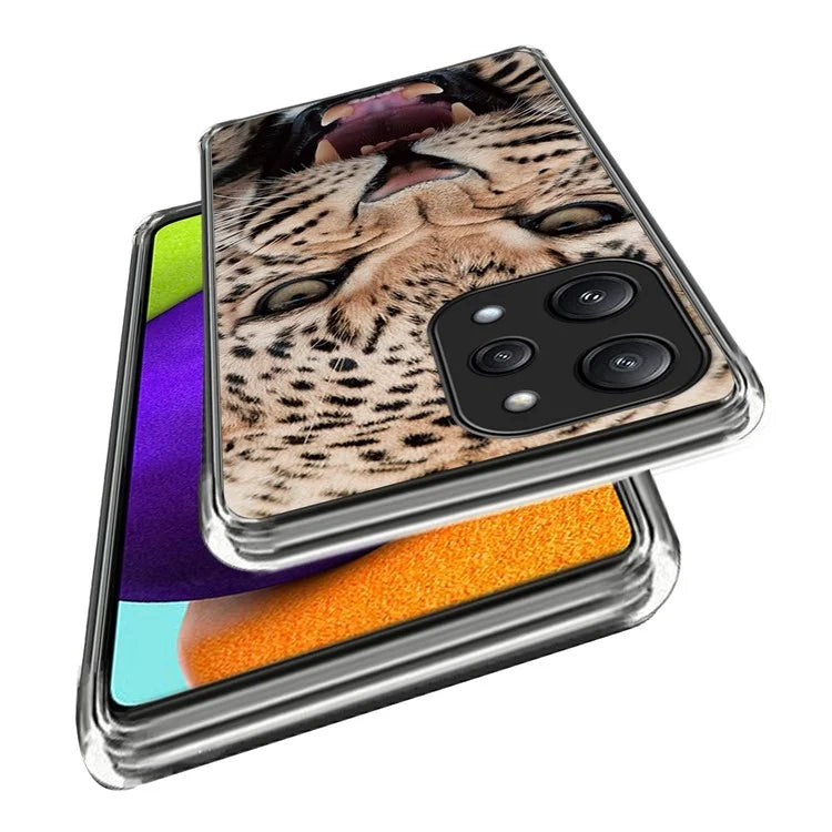 For Xiaomi Redmi 12 5G (Global) TPU Back Case Pattern Shockproof Phone Cover