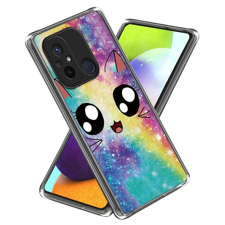 For Xiaomi Redmi 12C 4G Pattern Case Soft TPU Anti-Scratch Phone Cover