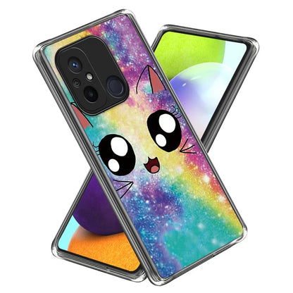 For Xiaomi Redmi 12C 4G Pattern Case Soft TPU Anti-Scratch Phone Cover