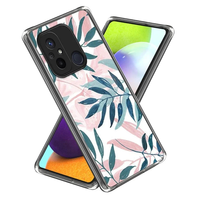 For Xiaomi Redmi 12C 4G Pattern Case Soft TPU Anti-Scratch Phone Cover