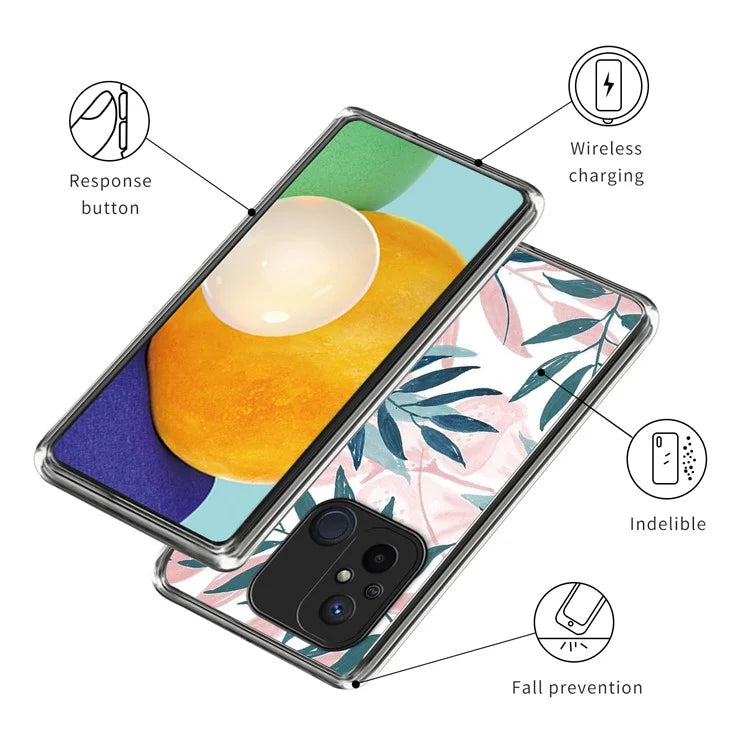 For Xiaomi Redmi 12C 4G Pattern Case Soft TPU Anti-Scratch Phone Cover