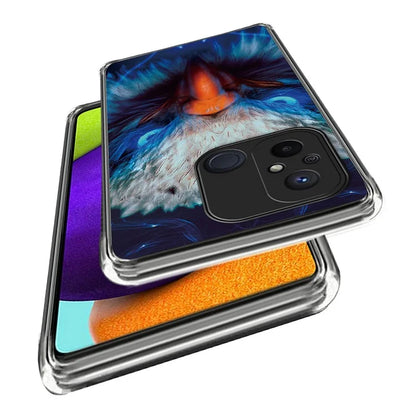 For Xiaomi Redmi 12C 4G Pattern Case Soft TPU Anti-Scratch Phone Cover