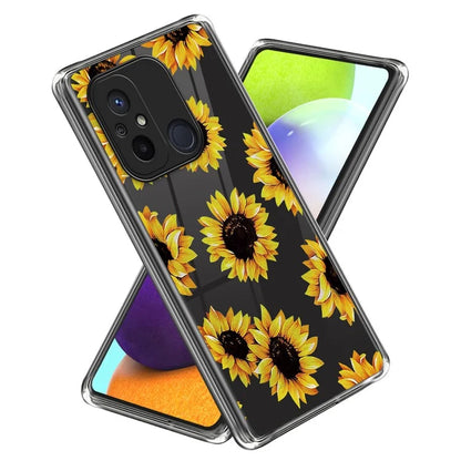For Xiaomi Redmi 12C 4G Pattern Case Soft TPU Anti-Scratch Phone Cover