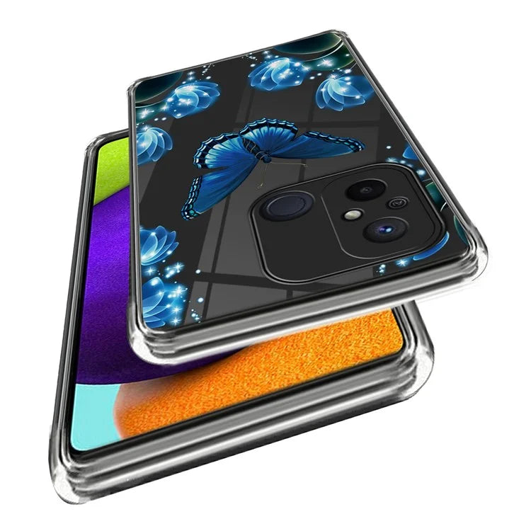 For Xiaomi Redmi 12C 4G Pattern Case Soft TPU Anti-Scratch Phone Cover