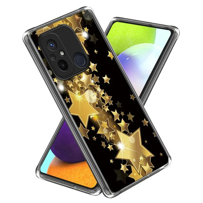 For Xiaomi Redmi 12C 4G Pattern Case Soft TPU Anti-Scratch Phone Cover