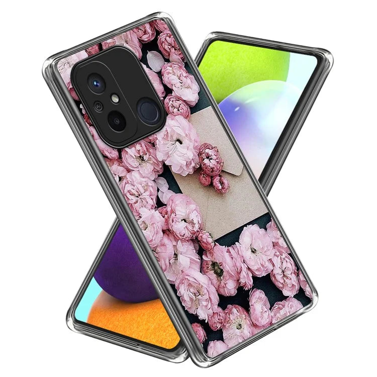 For Xiaomi Redmi 12C 4G Pattern Case Soft TPU Anti-Scratch Phone Cover