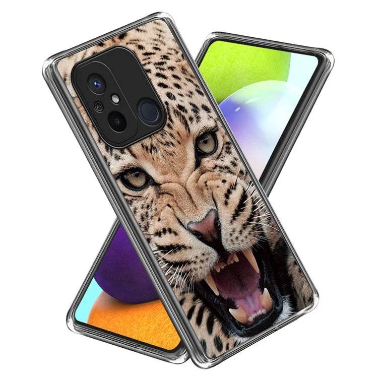 For Xiaomi Redmi 12C 4G Pattern Case Soft TPU Anti-Scratch Phone Cover
