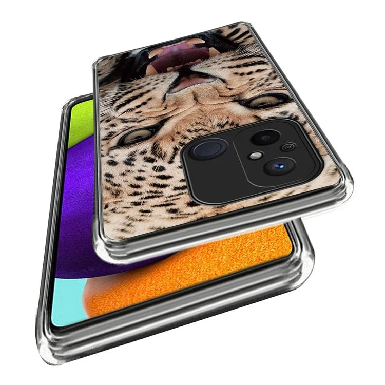 For Xiaomi Redmi 12C 4G Pattern Case Soft TPU Anti-Scratch Phone Cover