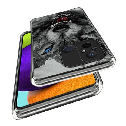 For Xiaomi Redmi 12C 4G Pattern Case Soft TPU Anti-Scratch Phone Cover