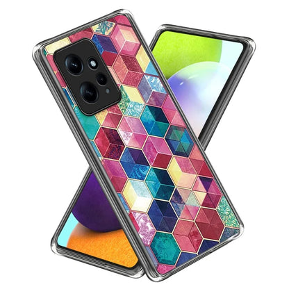 For Xiaomi Redmi Note 12 4G Phone Case Pattern Printed Design Soft TPU Back Cover