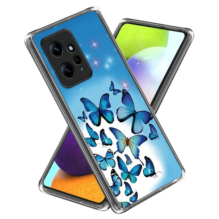 For Xiaomi Redmi Note 12 4G Phone Case Pattern Printed Design Soft TPU Back Cover
