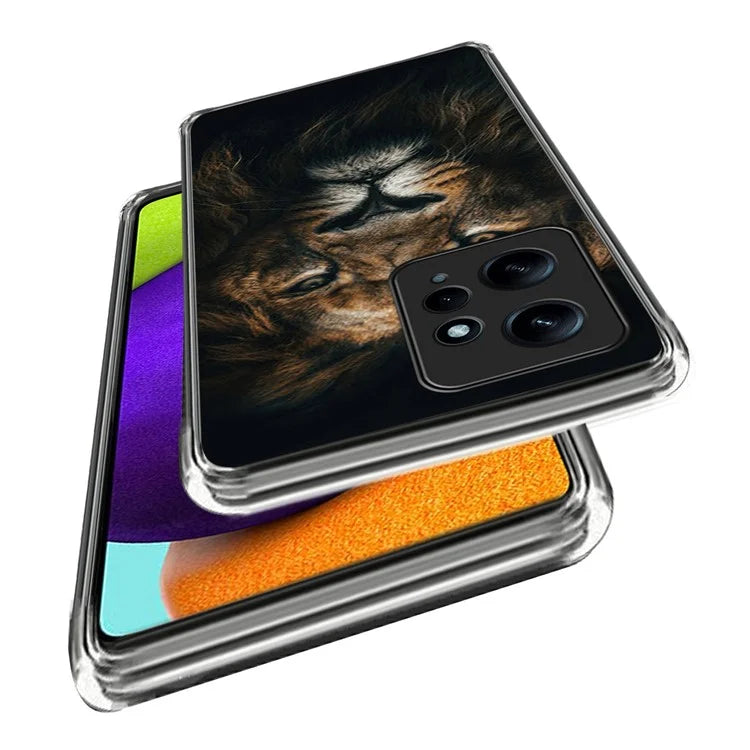 For Xiaomi Redmi Note 12 4G Phone Case Pattern Printed Design Soft TPU Back Cover