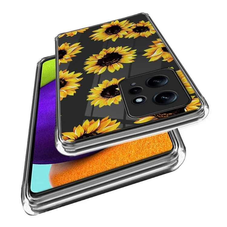 For Xiaomi Redmi Note 12 4G Phone Case Pattern Printed Design Soft TPU Back Cover