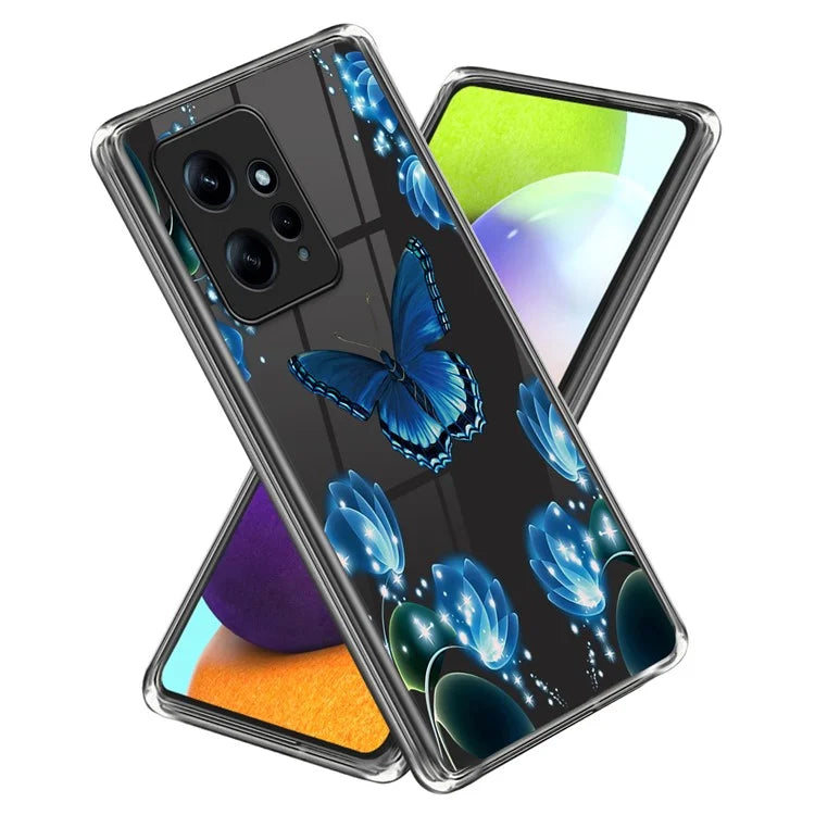 For Xiaomi Redmi Note 12 4G Phone Case Pattern Printed Design Soft TPU Back Cover