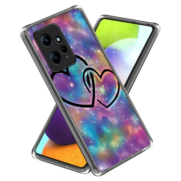 For Xiaomi Redmi Note 12 4G Phone Case Pattern Printed Design Soft TPU Back Cover