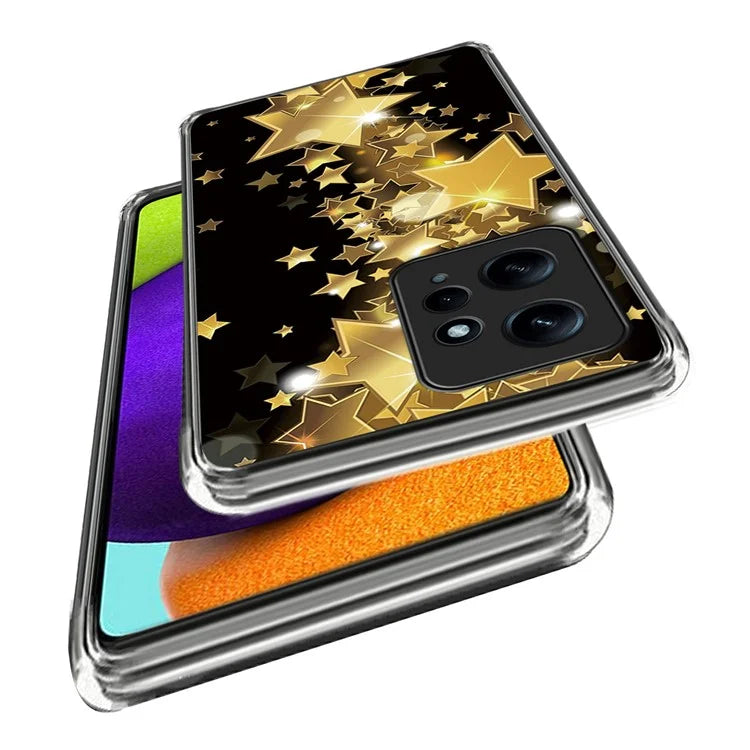 For Xiaomi Redmi Note 12 4G Phone Case Pattern Printed Design Soft TPU Back Cover