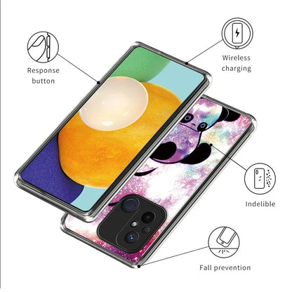 For Xiaomi Redmi 12C 4G Pattern IMD Phone Case Shockproof Protective TPU Back Cover