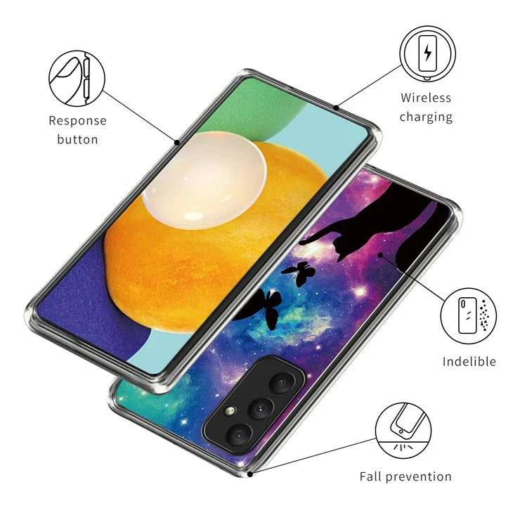 For Samsung Galaxy A05s 4G TPU Phone Case with Pattern Printing Design Slim Cover