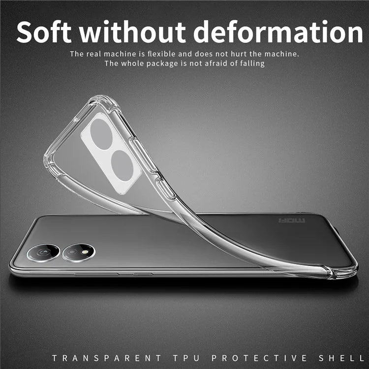 MOFI For Honor X7b 4G HD Clear Cell Phone Shell TPU Case Soft Phone Cover