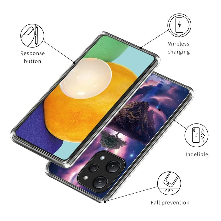 For Xiaomi Redmi 12 5G (Global) Phone Case Pattern Design Flexible TPU Shockproof Shell