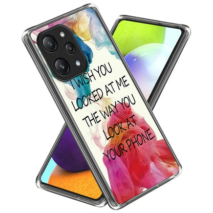 For Xiaomi Redmi 12 5G (Global) Phone Case Pattern Design Flexible TPU Shockproof Shell