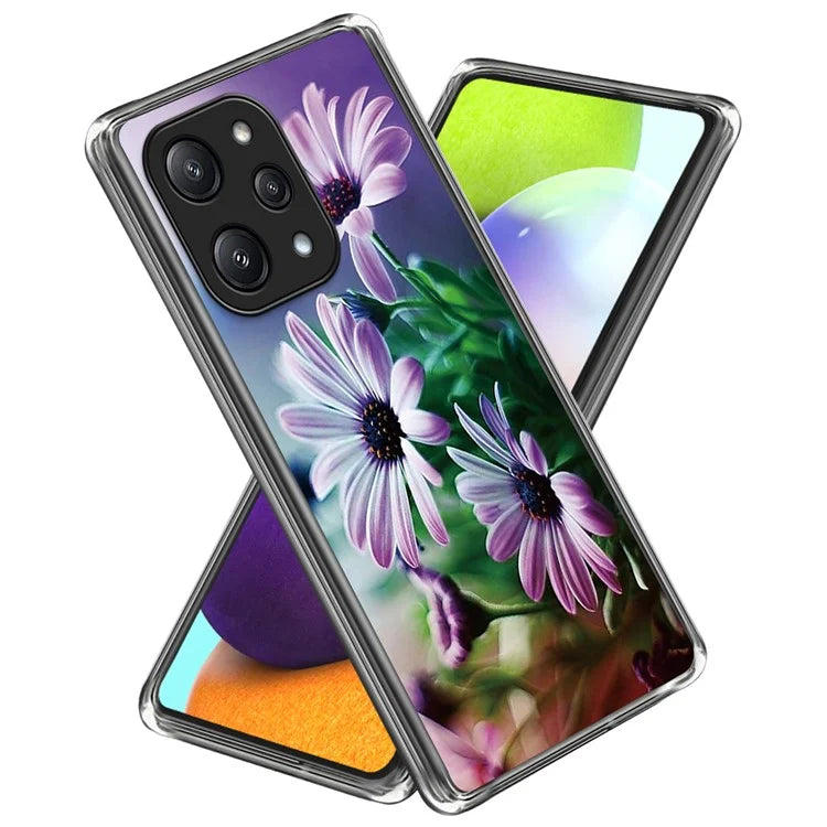 For Xiaomi Redmi 12 5G (Global) Phone Case Pattern Design Flexible TPU Shockproof Shell