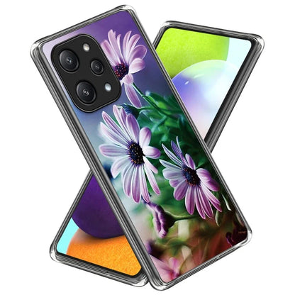 For Xiaomi Redmi 12 5G (Global) Phone Case Pattern Design Flexible TPU Shockproof Shell