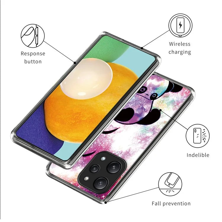 For Xiaomi Redmi 12 5G (Global) Phone Case Pattern Design Flexible TPU Shockproof Shell