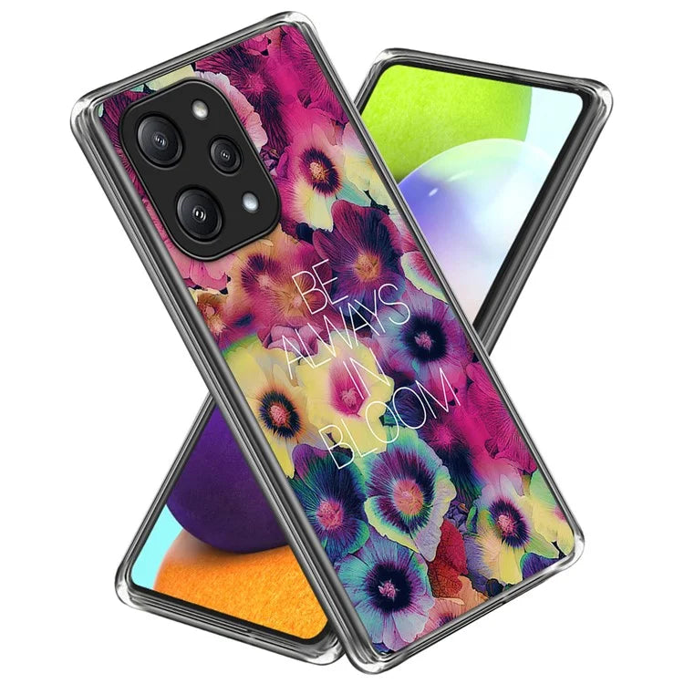 For Xiaomi Redmi 12 5G (Global) Phone Case Pattern Design Flexible TPU Shockproof Shell